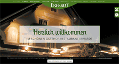 Desktop Screenshot of gasthof-erhardt.at